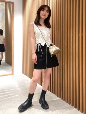 Rinaさん（レディース・156cm）の夏コーディネート