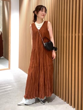 「FREE'S MART（フリーズマート）のアイテム（パンプス）」を使った、Rinaさん（レディース・156cm）の夏コーディネート