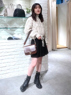 Rinaさん（レディース・156cm）の冬コーディネート