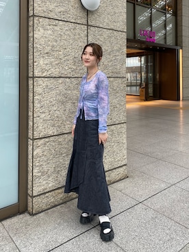 Rinaさん（レディース・156cm）の夏コーディネート