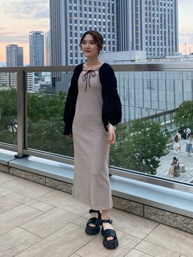 Rinaさん（レディース・156cm）の夏コーディネート