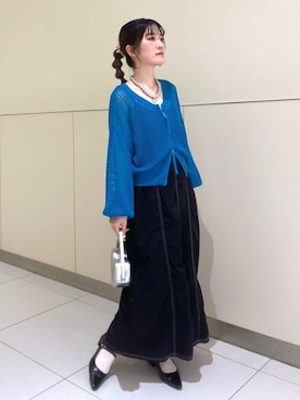 「FREE'S MART（フリーズマート）のアイテム（パンプス）」を使った、Rinaさん（レディース・156cm）の春コーディネート