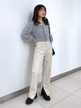 Rinaさん（レディース・156cm）の冬コーディネート