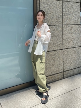 Rinaさん(レディース・156cm)の夏コーディネート