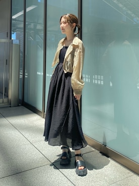 Rinaさん(レディース・156cm)の夏コーディネート