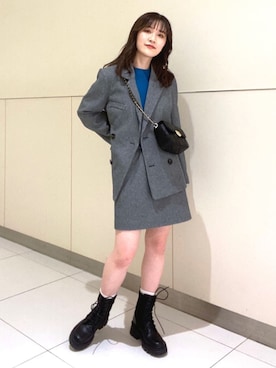Rinaさん（レディース・156cm）の秋コーディネート