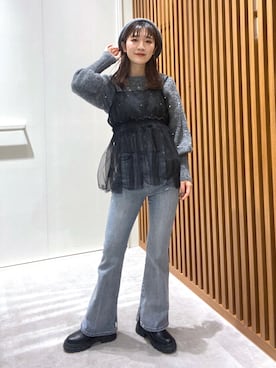 Rinaさん(レディース・156cm)の冬コーディネート