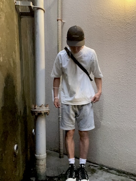「FOG ESSENTIALS（エフオージーエッセンシャルズ）のアイテム（帽子）」を使った、19akira71さん（メンズ・173cm）の秋コーディネート