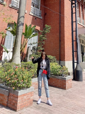 「MARC JACOBS」｜「アイテム（マウンテンパーカー）」を使った、Xさん（レディース・165cm）の夏コーディネート