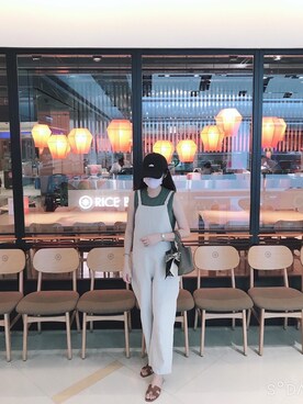 🇹🇼盧大🤎🤍🧡🧡さん（レディース・168cm）の夏コーディネート