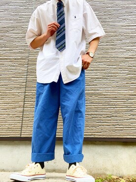 「アイテム（フォーマルスーツ/小物）」を使った、優さん（メンズ・173cm・20代）の夏コーディネート