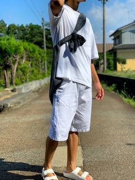 「Genuine（ジェニュイン）のアイテム」を使った、はちみつ🍯さん（メンズ・174cm）の夏コーディネート