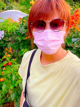 「AS as know as（エーエス アズノウアズ）のアイテム（トップス）」を使った、M&Aさん（レディース・163cm）の夏コーディネート
