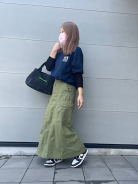 「ナイキスニーカー」｜M&Aさん（レディース・163cm）の春コーディネート