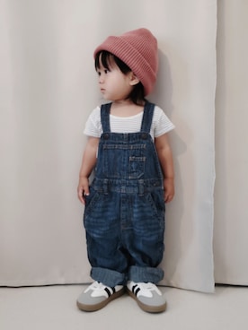 「アイテム（シューズ）」を使った、REIさん（キッズ・70cm）の秋コーディネート