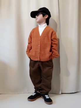「アイテム（ファッション雑貨）」を使った、REIさん（キッズ・110cm）の冬コーディネート