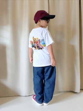 「UNIQLO（ユニクロ）のアイテム（サングラス）」を使った、REIさん（キッズ・110cm）の秋コーディネート