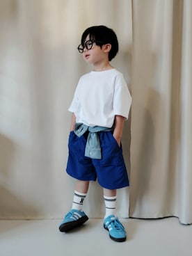 「アイテム（シューズ）」を使った、REIさん（キッズ・110cm）の夏コーディネート