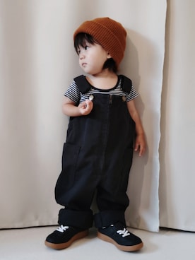 REIさん（キッズ・70cm）の秋コーディネート