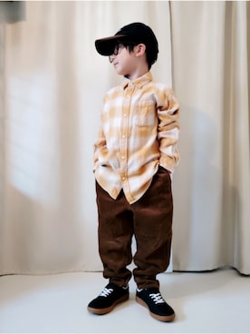 「アイテム（シューズ）」を使った、REIさん（キッズ・110cm）の冬コーディネート