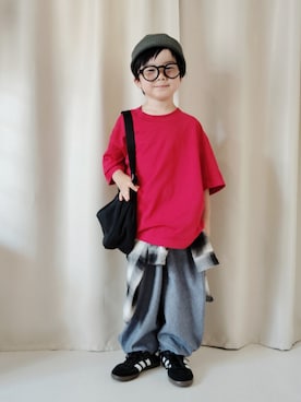 「アイテム（サングラス）」を使った、REIさん（キッズ・110cm）の秋コーディネート