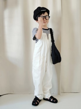 「アイテム（トップス）」を使った、REIさん（キッズ・110cm）の秋コーディネート