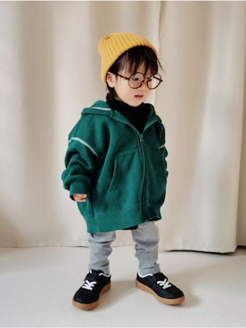 「アイテム（シューズ）」を使った、REIさん（キッズ・70cm）の冬コーディネート