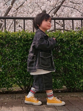 REIさん（キッズ・90cm）の春コーディネート