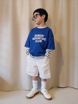 「ヒラキ（ヒラキ）のアイテム」を使った、REIさん（キッズ・110cm）の春コーディネート