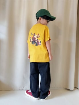 「UNIQLO（ユニクロ）のアイテム（サングラス）」を使った、REIさん（キッズ・110cm）の秋コーディネート