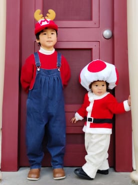 「アイテム（セットアップ）」を使った、REIさん（キッズ・110cm）の冬コーディネート