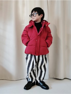「p.premier（ピードットプルミエ）のアイテム（パンツ）」を使った、REIさん（キッズ・110cm）の春コーディネート