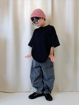 「BRANSHES（ブランシェス）のアイテム」を使った、REIさん（キッズ・110cm）の秋コーディネート
