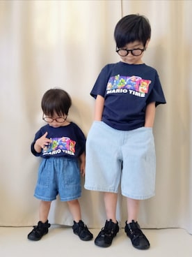 「BRANSHES（ブランシェス）のアイテム」を使った、REIさん（キッズ・110cm）の夏コーディネート