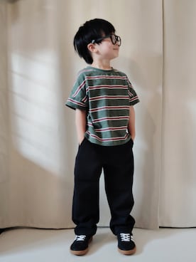 「アイテム（スウェットパンツ）」を使った、REIさん（キッズ・110cm）の秋コーディネート