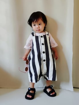 「アイテム（サンダル）」を使った、REIさん（キッズ・70cm）の夏コーディネート