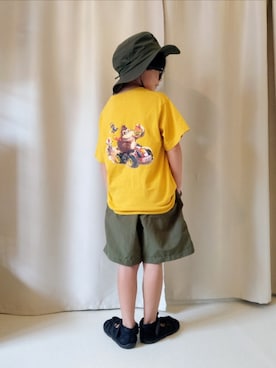 「アイテム（ハット）」を使った、REIさん（キッズ・110cm）の秋コーディネート
