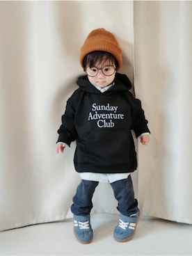 REIさん（キッズ・70cm）の春コーディネート