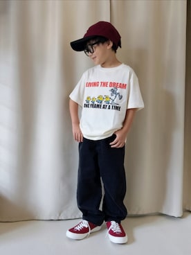 「UNIQLO（ユニクロ）のアイテム（サングラス）」を使った、REIさん（キッズ・110cm）の夏コーディネート
