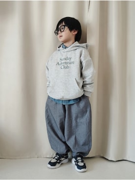 「pairmanon（ペアマノン）のアイテム」を使った、REIさん（キッズ・110cm）の春コーディネート