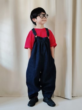 「アイテム（その他シューズ）」を使った、REIさん（キッズ・110cm）の秋コーディネート