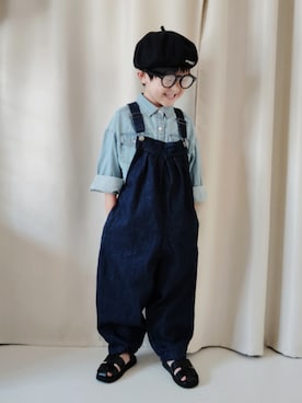 「アイテム（ファッション雑貨）」を使った、REIさん（キッズ・110cm）の秋コーディネート