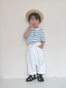 「アイテム（サングラス）」を使った、REIさん（キッズ・90cm）の春コーディネート