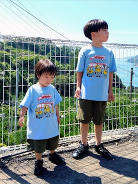 「BRANSHES（ブランシェス）のアイテム」を使った、REIさん（キッズ・110cm）の秋コーディネート