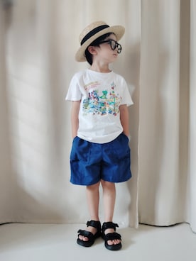 「アイテム（シューズ）」を使った、REIさん（キッズ・110cm）の夏コーディネート