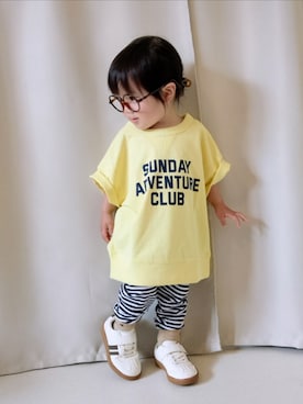 「アイテム（パンツ）」を使った、REIさん（キッズ・70cm）の春コーディネート