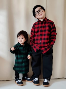 「アイテム（パンツ）」を使った、REIさん（キッズ・110cm）の秋コーディネート