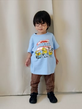 「アイテム（サンダル）」を使った、REIさん（キッズ・80cm）の秋コーディネート