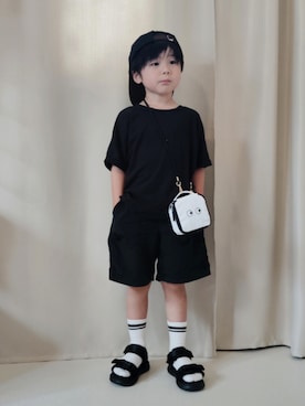 「アイテム（ソックス/靴下）」を使った、REIさん（キッズ・110cm）の夏コーディネート