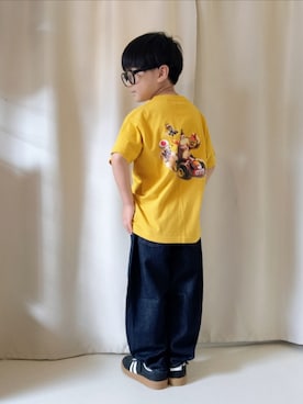 「アイテム（ファッション雑貨）」を使った、REIさん（キッズ・110cm）の秋コーディネート
